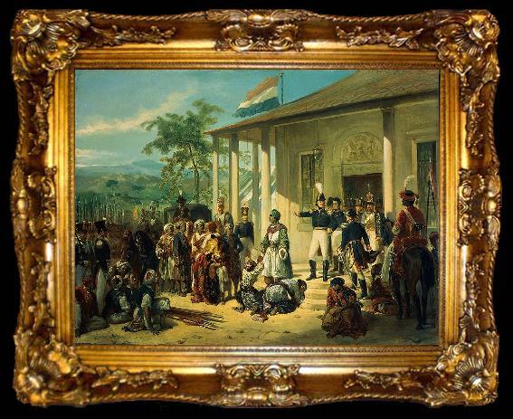framed  Nicolaas Pieneman which ended the Java War, ta009-2